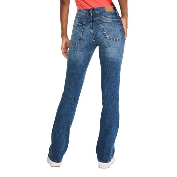 Aero Mid Rise Boot Stretch Jeans (XL) 16 Short Gorpcore Blue Denim Casual NWT - Picture 2 of 13